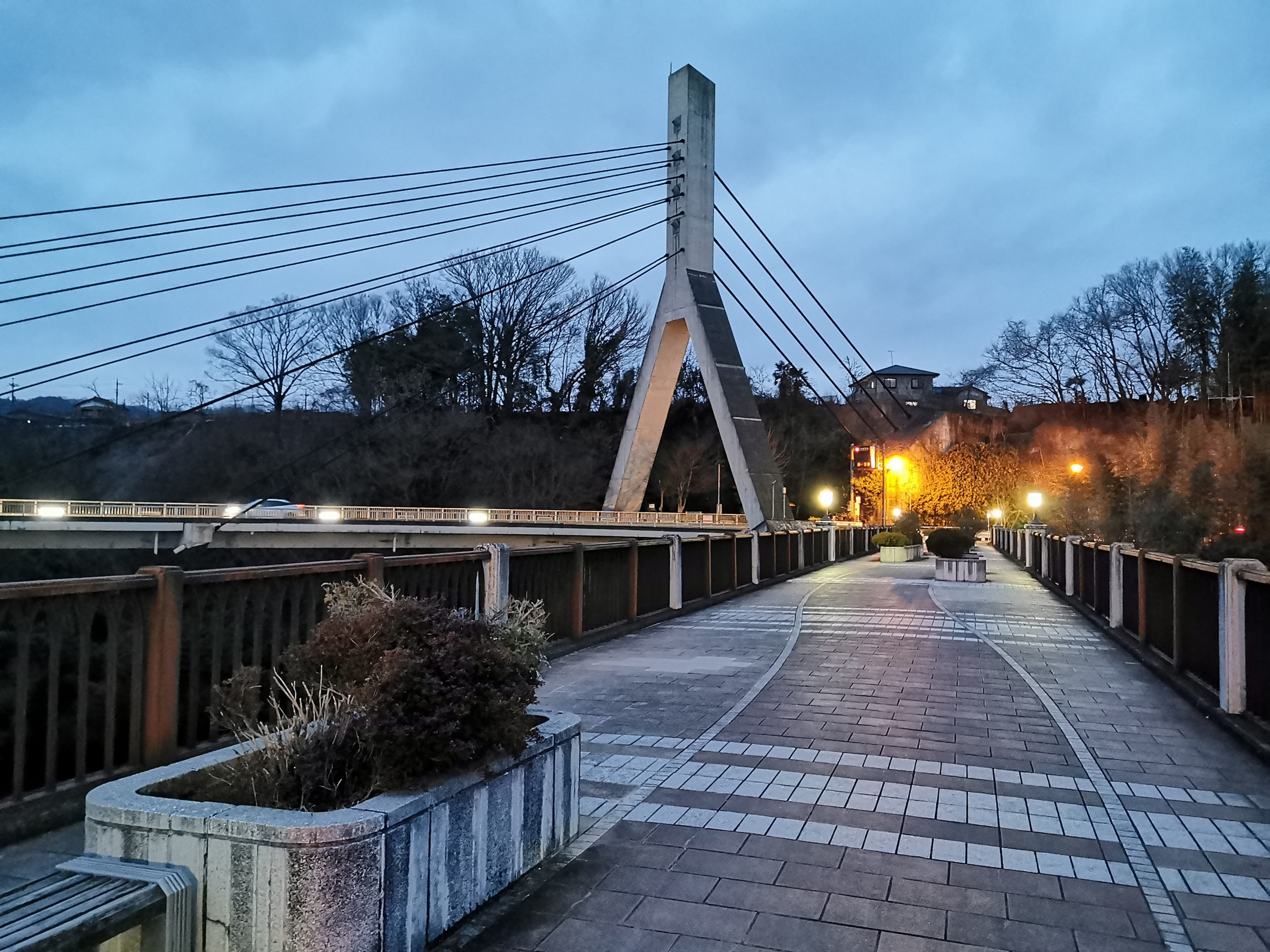 「あの花」聖地の秩父橋や秩父ミューズパーク梅園へ行ってP30 Proで撮影してみた