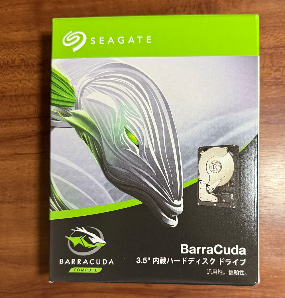 Seagate Barracuda 24TB 内蔵ハードドライブ 7200 U/分、512MBキャッシュ、SATA 6Gb/s、3.5インチ (ST24000DM001)