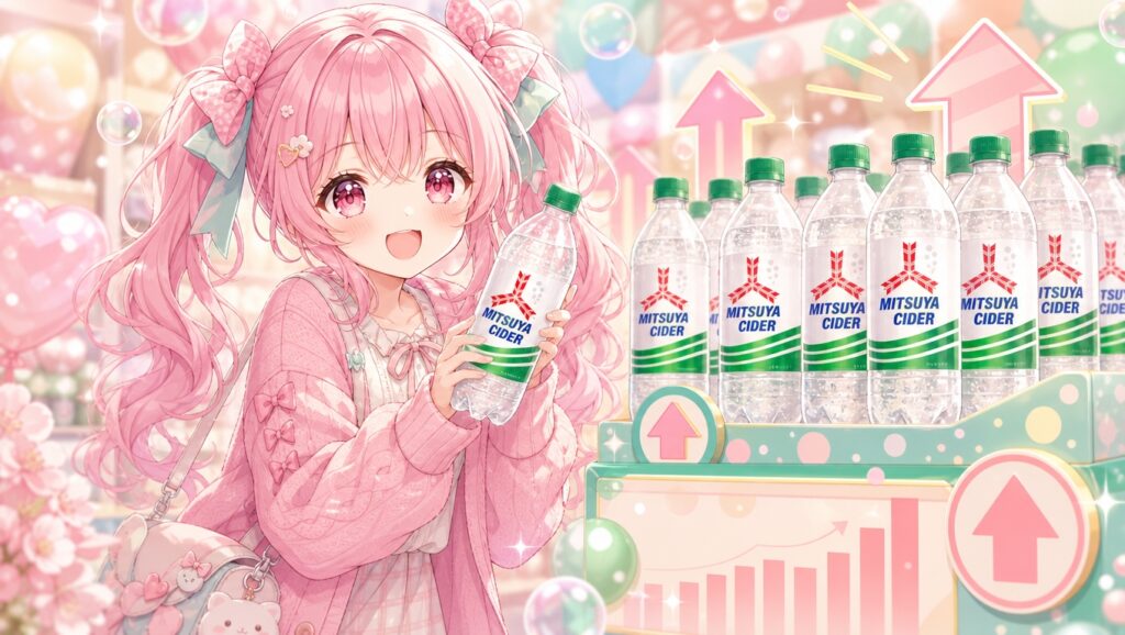 【三ツ矢サイダー値上げ】アサヒ飲料、11月出荷分から151品目を価格改定で500mlは238円に